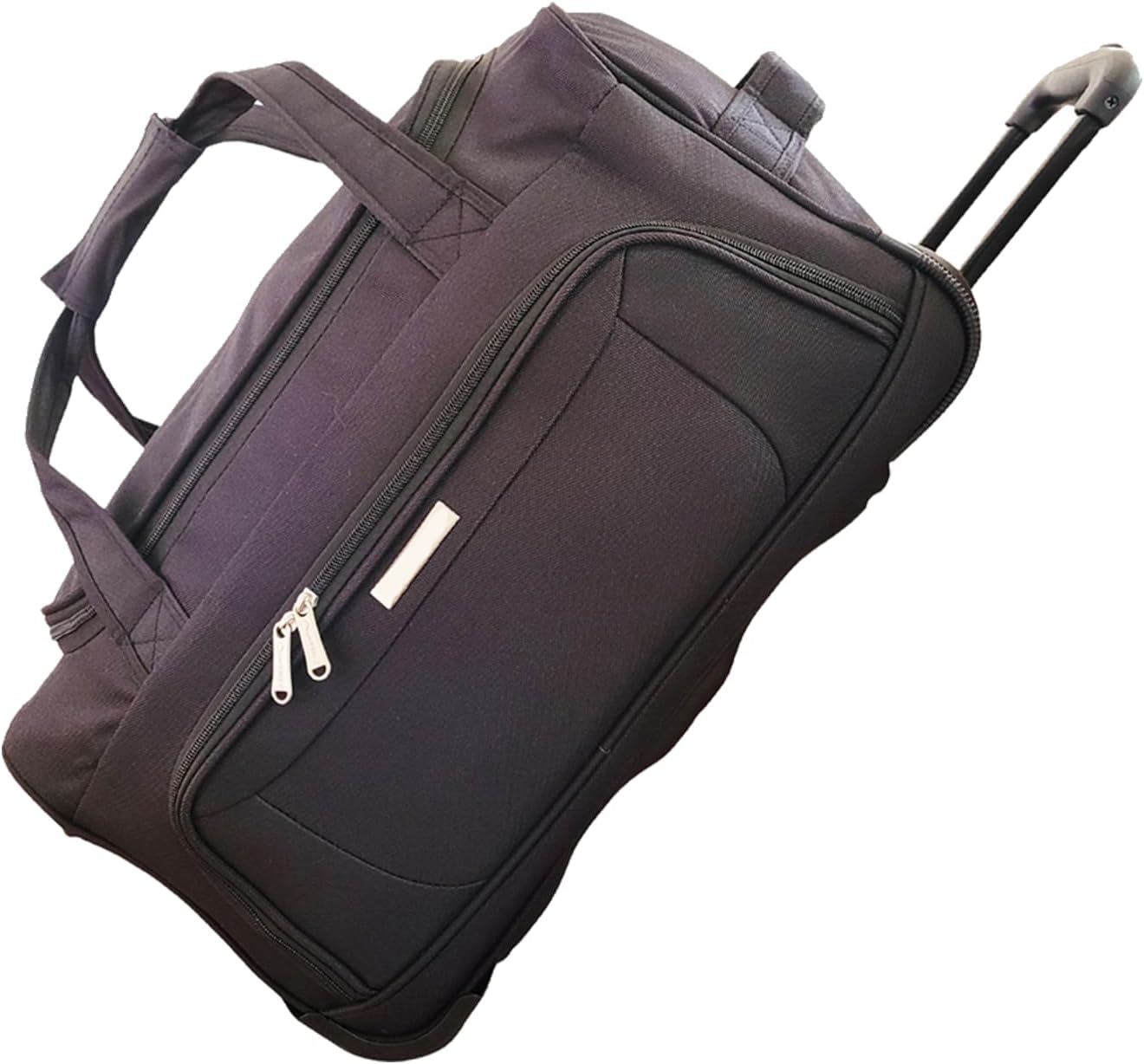 Sac Fourre-tout à Roulettes 24 Pouces (40L) - Polyester 600D, Poignée Télescopique, Idéal Voyage Et Sport