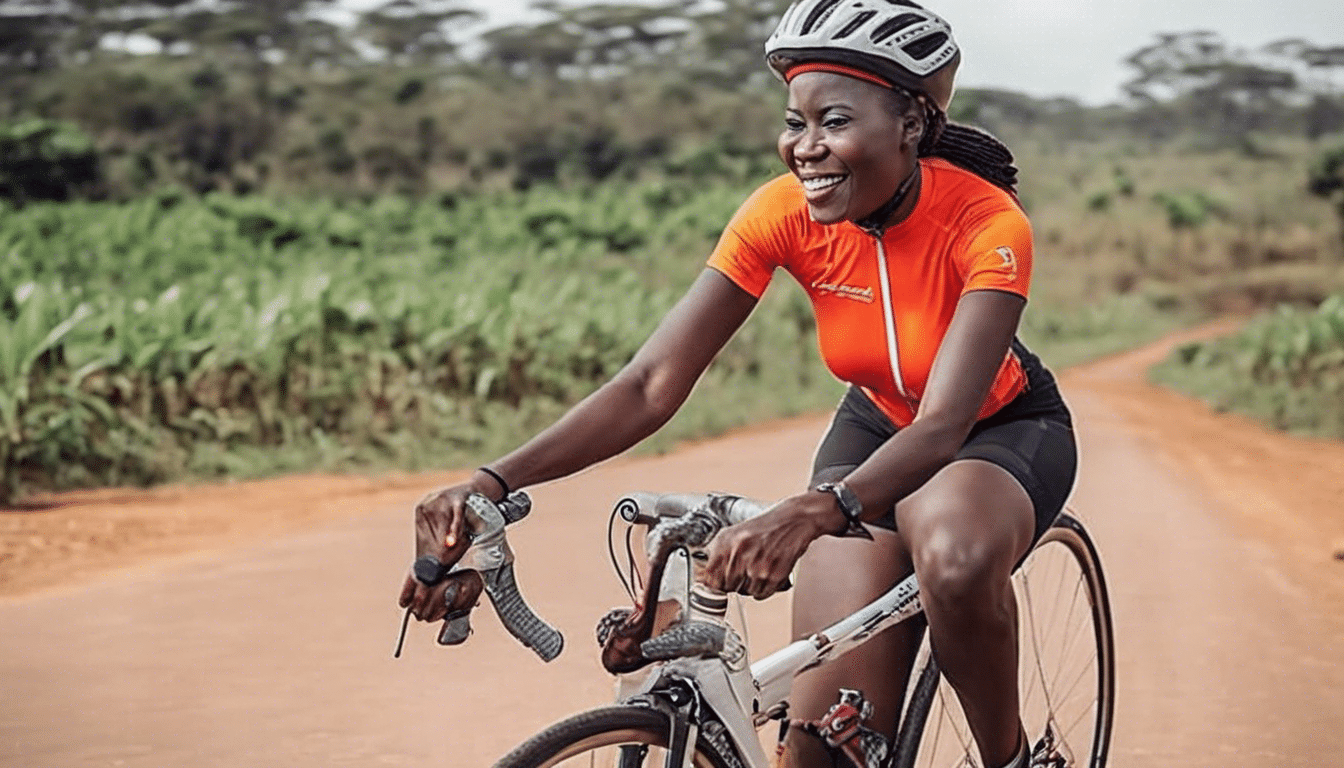 découvrez l'incroyable aventure de cette nigériane qui a peut-être réalisé l'impossible en parcourant seule à vélo le trajet épique de nairobi à lagos !