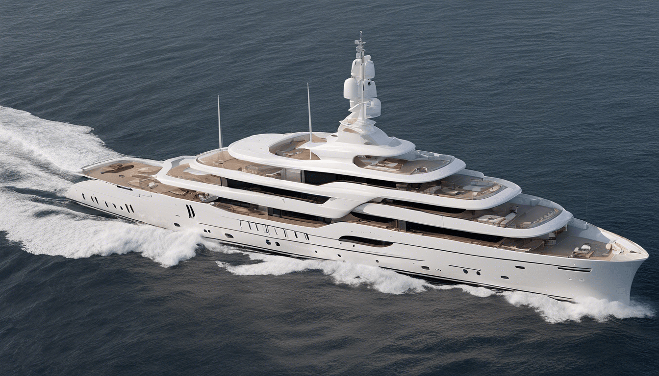 le plus récent superyacht lürssen de 269 pieds entame sa première traversée en mer : découvrez les détails de son voyage inaugural !