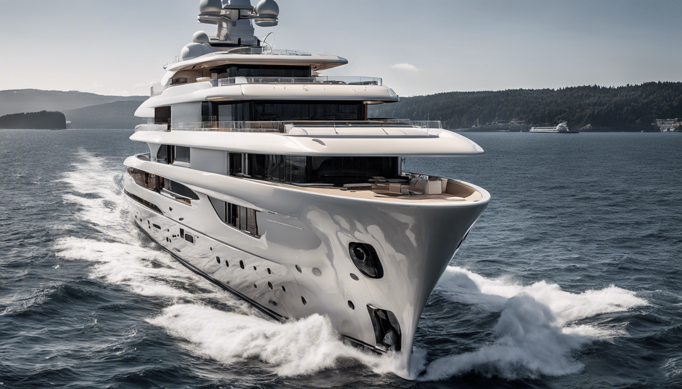 découvrez le voyage inaugural du tout dernier superyacht lürssen de 269 pieds alors qu'il prend la mer pour la première fois !