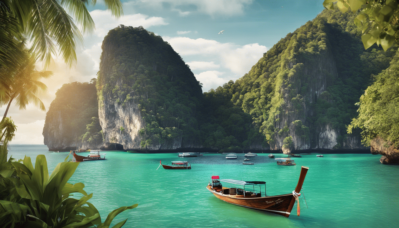 Littoral de Phuket, en Thaïlande : plage et mer d'Andaman (illustration).